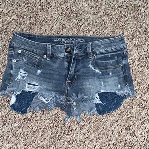 American Eagle Shortie Denim Shorts